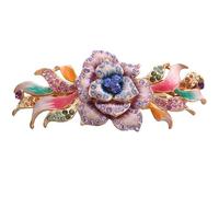 Forcina for capelli Gioielli etnici placcati in oro Accessori for capelli con diamanti Accessori Joker(4646-9)