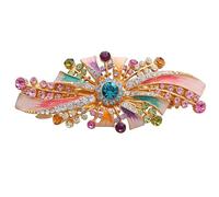 Forcina for capelli Gioielli etnici placcati in oro Accessori for capelli con diamanti Accessori Joker(5247-7)