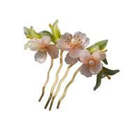 Forcina Forcina Fiore rosa Perla Fermaglio for capelli Forcella Gioielli for capelli vintage Fascino Copricapo Diademi Fermagli for capelli Fermagli for artigli for capelli spessi Carta di emissione