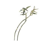 Forcina in Stile Antico Accessori per Capelli per Ragazza Copricapo in Stile Cinese Classico Forcina in Metallo Forcina in Argento Forcina in Oro Pianta Copricapo Antico (Oro) Attractive Design