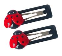 Forcina per capelli a forma di coccinella, piccola, realistica, unica, a forma di coccinella, per studenti e professionisti