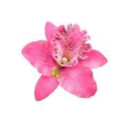 Forcina per capelli a forma di fiore, portatile, ornamento per capelli, accessorio per fotografie, per compleanni, feste, uso quotidiano, rosa rossa