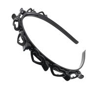 Forcina per capelli con doppia frangia, pettine per denti con clip attaccate, fascia per capelli con clip, doppia frangia, forcina per capelli multistrato con denti di squalo, pettine per capelli per