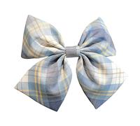 Forcina per capelli con fiocco scozzese per ragazze uniforme kawaii accessori per capelli versatili e dolci per le donne