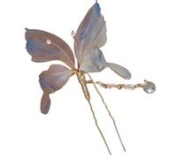 Forcina per capelli con nappe a farfalla per le donne cinese Buyao bastone pettini e bastone forcina per capelli antico penzolante decorazione per capelli