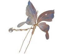 Forcina per capelli con nappe a farfalla per le donne cinese Buyao bastone pettini e bastone forcina per capelli antico penzolante decorazione per capelli