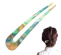 Forcina per capelli con torsione francese, forchette per capelli francesi | Fermagli per capelli - Grandi forcine per capelli in acrilico, forcine a di U per da donna con capelli lunghi e spessi