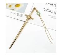 Forcina per capelli da donna in metallo con spada alla moda cinese, semplice e creativo, spilla per gioielli temperamento, accessori per copricapo (WTS00002-12)