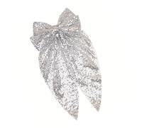 Forcina per capelli da sposa con paillettes fiocco per ragazze fermaglio fiocco per concorso di ballo di fine anno accessori per capelli principessa puntelli scena