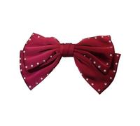 Forcina per capelli da sposa con perle fiocco per ragazze balletcore fiocco per concorso ballo di fine anno principessa accessori per capelli puntelli scena