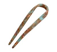 Forcina per capelli francese a forma di U, forcina per capelli, decorazione con testa a sfera, semplice e fissa, accessorio flessibile per donne, ragazze, amici, familiari