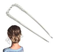 Forcina per capelli francese, fermagli per capelli in metallo - Forcine per capelli a forma di U da donna | Elegante forchetta per capelli, per acconciature da ragazza per la vita quotidiana
