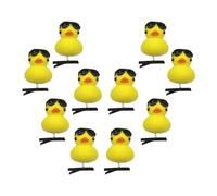 Forcina per capelli giallo | 10pcs clip per capelli in peluche di gialla| Fermagli per capelli in peluche Forcine per capelli d' | per capelli del fumetto a forcina