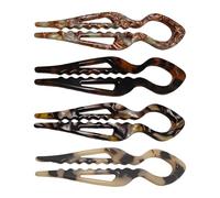 Forcina per Capelli Set di 4 Forcine Eleganti a Forma di U con Presa