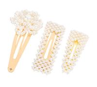 Forcina per Capelli, Spilla con Toppa Perla, Fermaglio per Capelli con Frangia, Ornamento per Capelli, Fermaglio per Capelli, Clip con Toppa, Perla, Fascio di Capelli, Frangia,