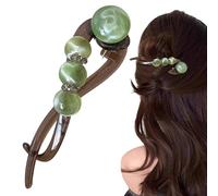 Forcina Per Capelli Stile Francese Banana Con Decorazione Di Perline Ed Elegante Fermaglio Di Perline Per Capelli Donne Per Nonna Donna Madre Figlia Sposa