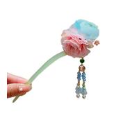 Forcina per capelli tradizionale cinese con fiori antichi, gioielli con perle