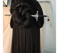 Forcina retrò, Bastoncino for capelli vintage, bastoncino for, for con ciondolo a forma di spada, in lega, accessori for cinesi Hanfu, bacchette