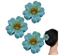 Forcine A Artiglio Con Fiori 3 Pezzi di per lo Styling e le Acconciature