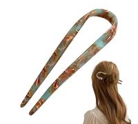 Forcine a forma di U francese,Bacchette per capelli a forma di U - per forcine da donna,Bacchette vintage flessibili francesi per donne, tutte le età, amici, famiglia