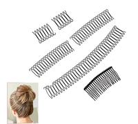 Forcine a forma di U per rifinire i capelli, a forma di U, mini frangia, strumento per lo styling dei capelli, per donne e ragazze (nero #65)