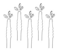 Forcine capelli cristallo confezione Forcine da- Sposa Eleganti in Oro con Cristalli e Strass, Accessori Capelli Luminosi per Donne e Ragazze, Ideali per Matrimoni e Occasioni Speciali, 5 Pezzi