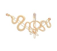 Forcine Chioma Serpente Oro in Lega, Set 3 Pezzi per Bambine | Stile Creativo e Leggero, per Festa, Tiene i Chioma Lontani dagli Occhi