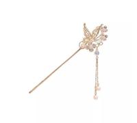 Forcine cinesi, Accessori for capelli Hanfu Accessori for capelli in stile cinese Copricapo con forcina e nappa, giallo