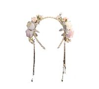 Forcine cinesi, Accessori for capelli Hanfu Fasce for capelli Stile cinese Accessori for copricapo da ballo, bianco