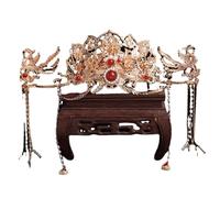 Forcine cinesi, Accessori Hanfu Corona for capelli Versatile forcina for capelli a scuotimento, giallo