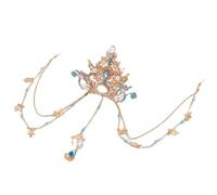 Forcine cinesi, Copricapo Hanfu Stile Antico Corona di Capelli Accessori for Capelli Stile Esotico Accessori for Forcine, Giallo