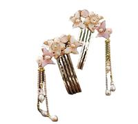 Forcine cinesi, forcine per capelli Hanfu nappa decorazione farfalla pettine accessori nappa