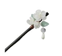 Forcine Con Nappa Bastoncini for capelli cinesi Hanfu, forchette, pendenti a forma di fiore, forcine for, chignon da fata in legno sandalo, bacchette, antichi gioielli for quotidiani(Color 5)