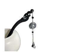 Forcine Con Nappa Bastone for capelli con nappa vintage, frangia di giada, bacchetta for, accessori for cinesi Hanfu, stile retrò, for donna(Style 2)