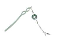 Forcine Con Nappa Bastone for capelli con nappa vintage, frangia di giada, bacchetta for, accessori for cinesi Hanfu, stile retrò, for donna(Style 1)