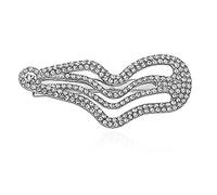 Forcine Fermaglio for capelli ondulato a forma di becco d'anatra pieno di diamanti, forcina for capelli deformata, forcina for capelli, forcina for capelli alla moda, con strass, accessori for capelli
