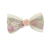 Forcine Forcina for capelli con fiocco di fiori ricamato in pizzo, forcina for capelli con fiocco di fiori ricamato, forcina for capelli con fiocco cinese, forcina for capelli da donna, forcina antisc