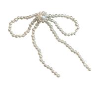 Forcine Forcina for capelli con fiocco di perle, fermaglio for capelli a becco d'anatra, forcina for capelli da donna, frangia laterale, strumento for la progettazione di acconciature, perle finte