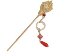 Forcine Forcina for capelli da donna, nuovo stile cinese, stile cinese, forcina for capelli con scuotimento a gradino, retro, con nappa, stile cinese, forcina for capelli con drappeggio, forcina for c