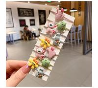 Forcine Per Capelli 10 PZ/Set Carino Cartoon Frutti freschi Elastico Capelli Bands Girls Lovely Gomma Bands Regalo Accessori for capelli Forcine Per Capelli Professionali(2)