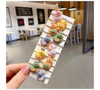 Forcine Per Capelli 10 PZ/Set Carino Cartoon Frutti freschi Elastico Capelli Bands Girls Lovely Gomma Bands Regalo Accessori for capelli Forcine Per Capelli Professionali(4)