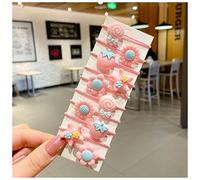 Forcine Per Capelli 10 PZ/Set Carino Cartoon Frutti freschi Elastico Capelli Bands Girls Lovely Gomma Bands Regalo Accessori for capelli Forcine Per Capelli Professionali(8)