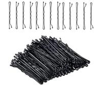 Forcine per Capelli,50 pezzi Forcine per Capelli a Forma di,Mollette Capelli,Metallo Invisibili Fermagli,Mollette per Capelli Donna,Ideale per Tutti I Tipi di Capelli e Parrucchiere (Nero)