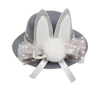 Forcine per capelli a forma di coniglietto pasquale | Accessori per capelli, fermagli decorativi a cilindro, comoda decorazione pasquale per la festa di Pasqua di bambini e ragazze