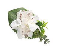 Forcine per capelli a forma di Cymbidium per bambini per la spiaggia Stage Dance Wear Fiore artificiale 2000 ragazze copricapo vacanza
