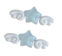 Forcine per capelli a forma di stella per ragazze e adolescenti, clip a becco d'anatra con design ad ala per capelli sottili, accessori per capelli per adolescenti e donne