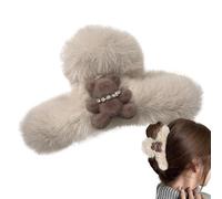 Forcine per capelli animali in peluche | Grandi fermagli per capelli con