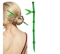 Forcine per capelli asiatiche, a forma di bambù, bacchette per capelli decorative, in resina, eleganti accessori per capelli per ragazze, donne, adolescenti, banchetto, galateo, arte del tè