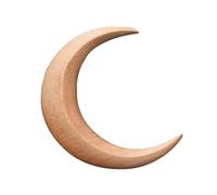 Forcine per capelli Bastoncini for capelli in legno di luna Forchette a mezzaluna in intagliate a mano for donne Pettine lungo a forcina Accessori moda for lo styling(Yellow-big)