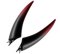 Forcine per capelli con corna del diavolo, clip sulle corna del diavolo, copricapo da vampiro demone da donna in costume di Halloween, per copricapo cosplay di Halloween, forcina corna del